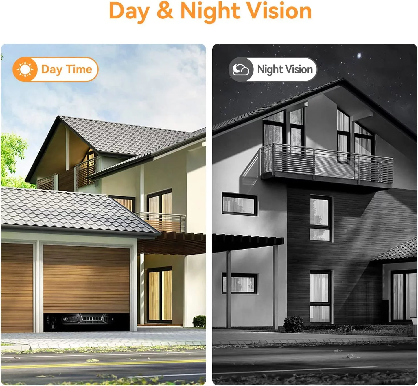 Wireless Doorbell Camera with Chime, Smart Video Doorbell Security Camera with ,Black