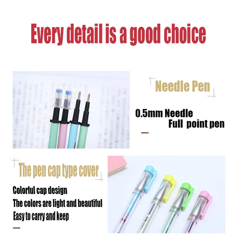 Erasable Pens Gel Pen Cute Gel Pens School Writing Stationery for Notebook Scholl Supplies Pen Cute Pens