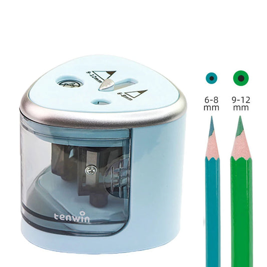 Double Port Electric Pencil Sharpener 2 Holes Automatic Pencils Sharpener penknife School Office Desktop Students Supplies